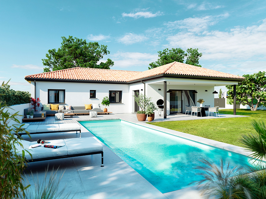 Projet de construction - Maison de 90 m² - Lamasquère (31600)