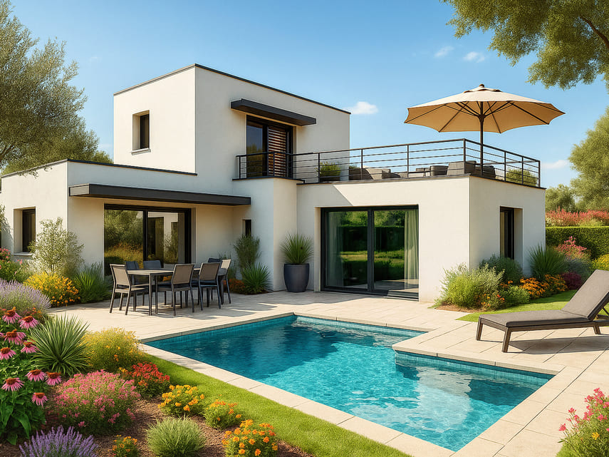 Projet de construction - Maison de 135 m² - Saint-Orens-de-Gameville (31650)