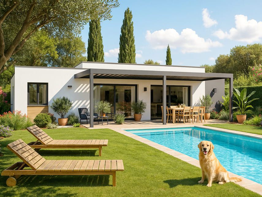 Projet de construction - Maison de 120 m² - Cazaux-Savès (32130)
