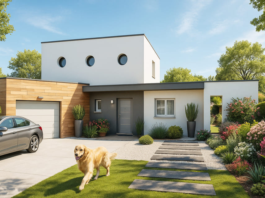 Projet de construction - Maison de 135 m² - Saint-Orens-de-Gameville (31650)