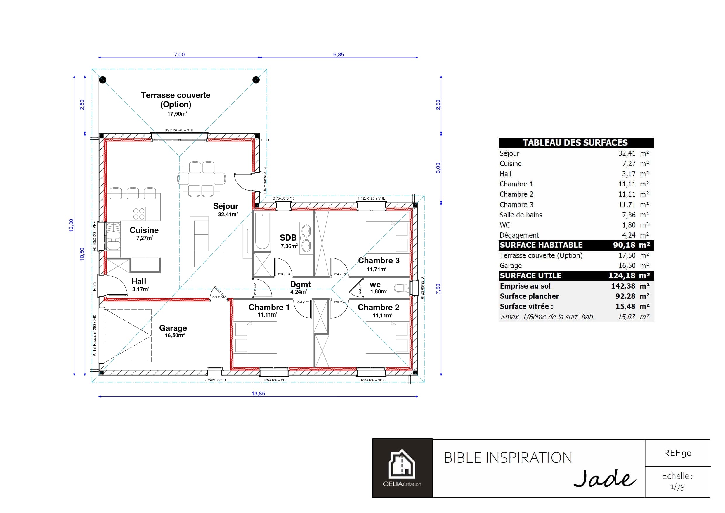Plan JADE 90