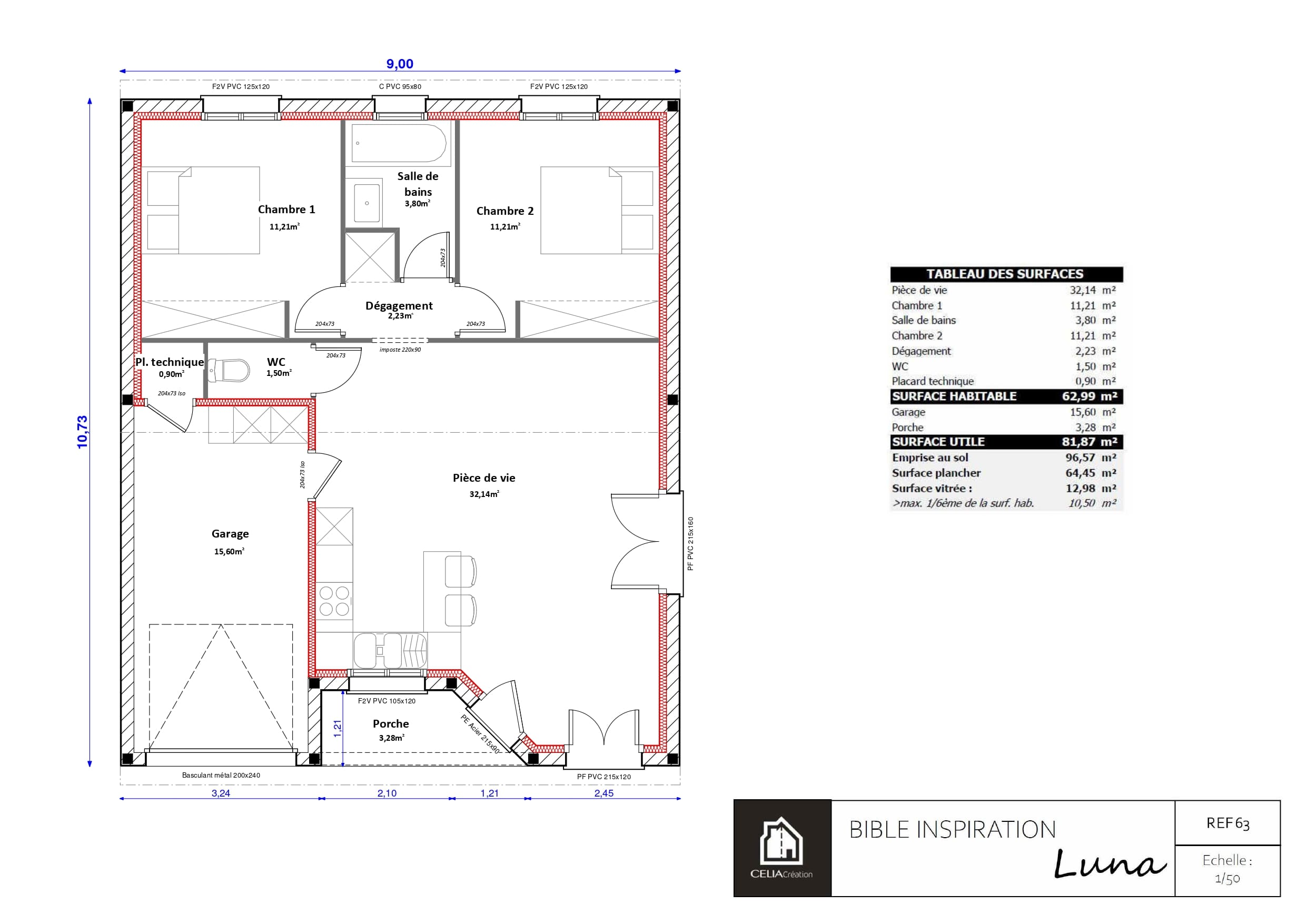 Plan LUNA 63