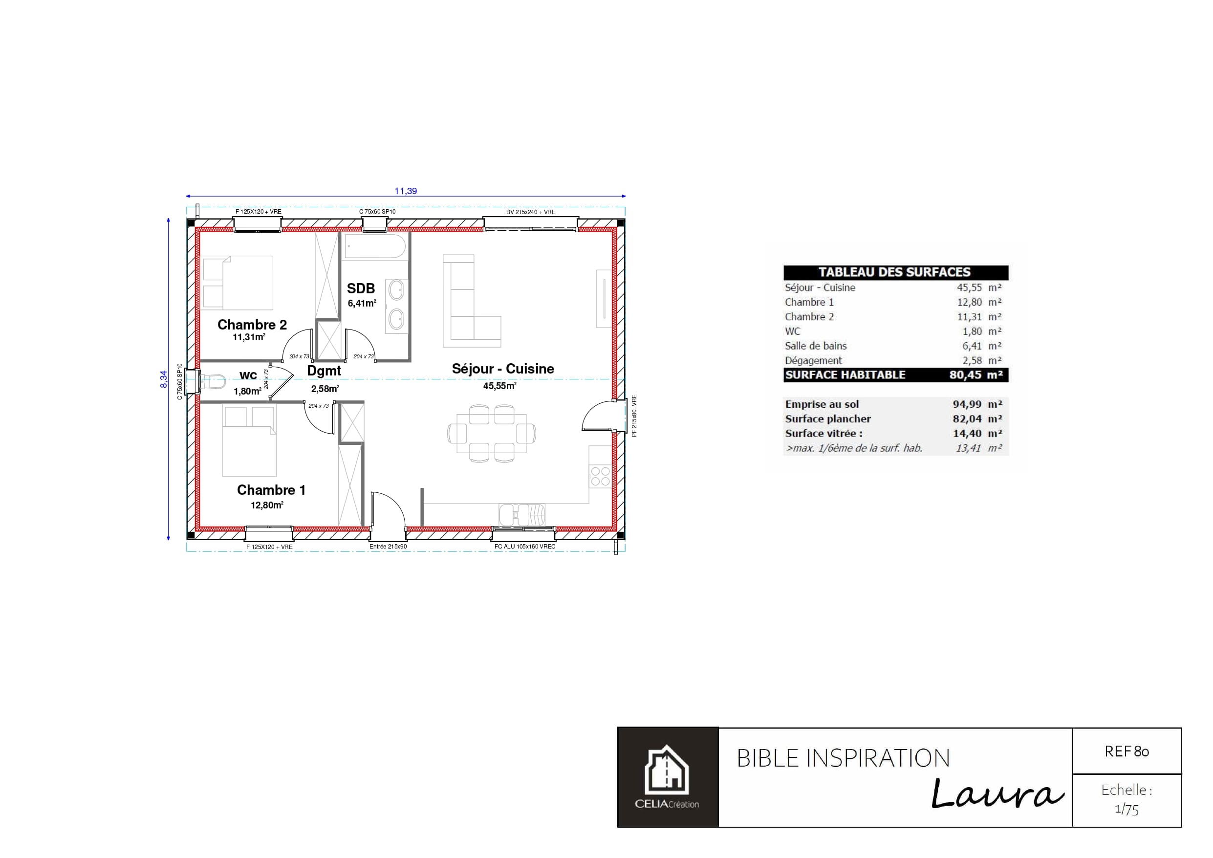 Plan LAURA 80