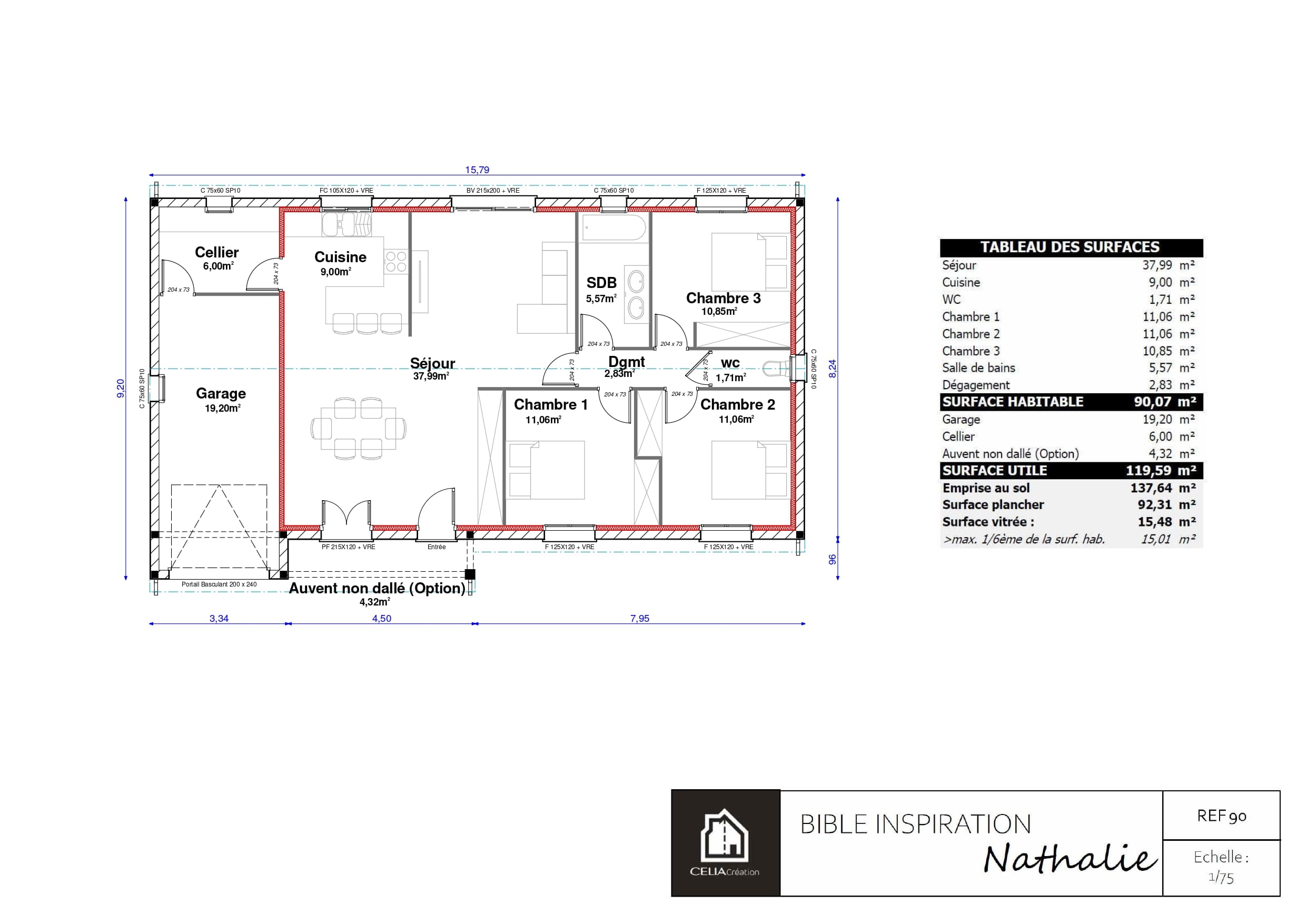 Plan Nathalie 90